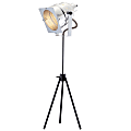 Adesso® Spotlight Desk Lamp, Black/Chrome