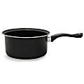 Brentwood BSP-1620 1.5qt and 3qt Non-Stick Saucepan Set, Black - 2 Pieces - Cooking, Sauce - Dishwasher Safe - 3 quart - 1.50 quart - Black - Carbon Steel Body