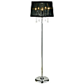 Adesso® Cabaret Floor Lamp, Chrome/Black 1 thumbnail image
