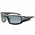 Ergodyne Skullerz® Safety Glasses, Odin, Matte Black Frame, Silver Mirror Lens