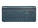 Targus Multi-Device Bluetooth® Antimicrobial Keyboard With Tablet/Phone Cradle, Full Size, Blue, PKB86202US 1 thumbnail image