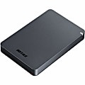 Buffalo MiniStation HD-PGFU3 2 TB Portable Hard Drive - External - TAA Compliant - Desktop PC, MAC Device Supported - USB 3.2 (Gen 1) - 2 Year Warranty - 1 Pack