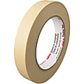3M™ 203 Masking Tape, 3" Core, 0.75" x 180', Natural, Pack Of 12 1 thumbnail image