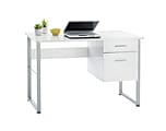 Realspace® Halton 48"W Computer Desk, White
