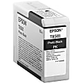 Epson UltraChrome HD T850 Original Inkjet Ink Cartridge - Photo Black Pack - Inkjet 1 thumbnail image