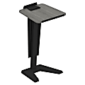 Lorell® Impromptu Lectern With Modesty Panel, 45"H, Weathered Charcoal