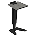 Lorell® Impromptu Lectern With Modesty Panel, 45"H, Weathered Charcoal 1 thumbnail image