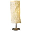 Adesso® Zone Table Lamp, Satin Steel/Natural