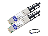 AddOn 1m Industry Standard QSFP+ DAC - Direct attach cable - QSFP+ to QSFP+ - 3.3 ft - twinaxial