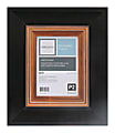 Realspace™ Picture Frame, Nalini, 5" x 7", Black/Bronze