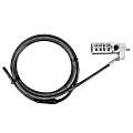 Targus® Defcon 3-In-1 Universal Combo Lock, 6.5', Black 1 thumbnail image
