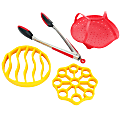 Crock-Pot® 4-Piece Pressure Cooker Accessories Starter Kit, Red/Yellow