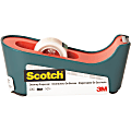 Scotch Desktop Tape Dispenser - 1" Core - Non-skid Base, Weighted Base - Sea Green - 1 Each