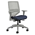 HON® Solve Fabric Mid-Back Task Chair, Midnight/Titanium