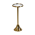 Kate and Laurel Sanzo Iron Round Drink Table, 23"H x 10"W x 10"D, Mirror/Gold 1 thumbnail image