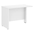 Bush Business Furniture Studio C 42"W Desk Return, White, Premium Installation