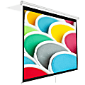 PyleHome PRJSM9406 84" Manual Projection Screen - Front Projection - Matte White - 50.3" x 67.3" - Ceiling Mount, Wall Mount 1 thumbnail image