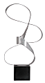 Realspace™ Ribbon Helix Desktop Figurine, 15-3/4"H x 8-1/2"W x 5-1/2"D, Silver/Black 1 thumbnail image