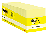 Post-it Notes, 3 in x 3 in, 24 Pads, 90 Sheets/Pad, Clean Removal, Canary Yellow