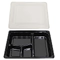 Bento 4-Compartment Boxes, 7" x 9", Case Of 300