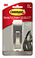 Command Damage-Free Hook, Modern Reflections, Metal, Large, Brushed Nickel 1 thumbnail image