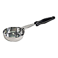 Vollrath Spoodle Solid Portion Spoon With Antimicrobial Protection, 8 Oz, Black