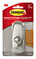 3M Command Damage Free Removable Metal Hook, Timeless, Large, 5 Lb, Brushed Nickel 1 thumbnail image