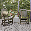 Flash Furniture Winston All-Weather Rocking Chairs, Mahogany, Set Of 2 Chairs 1 thumbnail image
