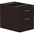 Lorell® Essentials 22"D Vertical 2-Drawer Pedestal File Cabinet, Espresso