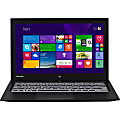 Toshiba Portege Z20t-B 2-In-1 Laptop, 12.5" Touchscreen, Intel® Core™ M, 8GB Memory, 128GB Solid State Drive, Graphite Black Metallic, Windows® 7 Pro