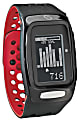 SYNC BURN Smart Band - Pedometer - Stopwatch - Heart Rate - Bluetooth - 8765.81 Hour - Black, Red - Tracking, Health & Fitness - Water Resistant