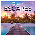 2025 TF Publishing Monthly Wall Calendar, 12” x 12”, Tropical Escapes, January 2025 To December 2025