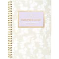 2024 Simplified by Emily Ley for AT-A-GLANCE® Weekly/Monthly Planner, 5-1/2" x 8-1/2", Cream Blossoms, January To December 2024 , EL19-200