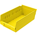 Akro-Mils Grease/Oil Resistant Shelf Bin, Small Size, 4" x 6 5/8" x 11 5/8", Yellow 1 thumbnail image