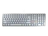 CHERRY KC 6000 SLIM - Keyboard - USB - US - key switch: CHERRY SX - silver