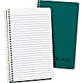Ampad® Oxford® Wirebound Notebook, 5" x 8", 80 Sheets, 100% Recycled, Green