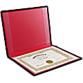 Anglers Certificate Holder - 12" x 9" - 2 Internal Pocket(s) - Vinyl, Polypropylene - Black - 1 Each 1 thumbnail image