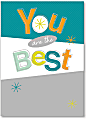Viabella Thank You Greeting Card, You Are The Best, 5" x 7", Multicolor 1 thumbnail image