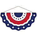 Amscan Patriotic Large Bunting Hanging Decoration, 3" x 18", Multicolor