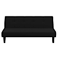 Lifestyle Solutions Serta Lilia Convertible Sofa, Black 1 thumbnail image