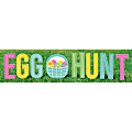 Amscan Easter Egg Hunt 9-Piece Yard Sign, 14"H x 10"W x 1"D, Multicolor