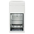 Bobrick Washroom Matrix Series 2-Roll Tissue Dispenser, 13 1/2"H x 6 1/4"W x 6 9/10"D, 80% Recycled, Gray 1 thumbnail image