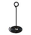 Azar Displays Spiral-Base Card Holders, 5"H x 3"W x 3"D, Clear, Pack Of 10 Holders 1 thumbnail image