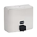 Bobrick ConturaSeries Surface-Mounted Soap Dispenser, 6 1/8"H x 7"W x 3 5/16"D, Stainless Steel Satin 1 thumbnail image