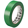 3M™ 764 Vinyl Tape, 3" Core, 1" x 36 Yd., Green, Case Of 6 1 thumbnail image