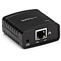 StarTech.com 10/100Mbps Ethernet to USB 2.0 Network LPR Print Server - USB Print Server with 10Base-T/100Base-TX Auto-sensing - 1 x USB - 1 x Network (RJ-45) - Fast Ethernet - External