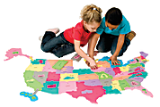 WonderFoam Giant U.S.A. Puzzle Map, 48" x 30" 1 thumbnail image