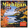 2025 TF Publishing Monthly Wall Calendar, 12” x 12”, Michigan, January 2025 To December 2025