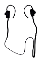 Craig Rechargeable Bluetooth® Wireless Ear Bud Headphones Black 1 thumbnail image