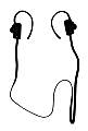 Craig Rechargeable Bluetooth® Wireless Ear Bud Headphones Black